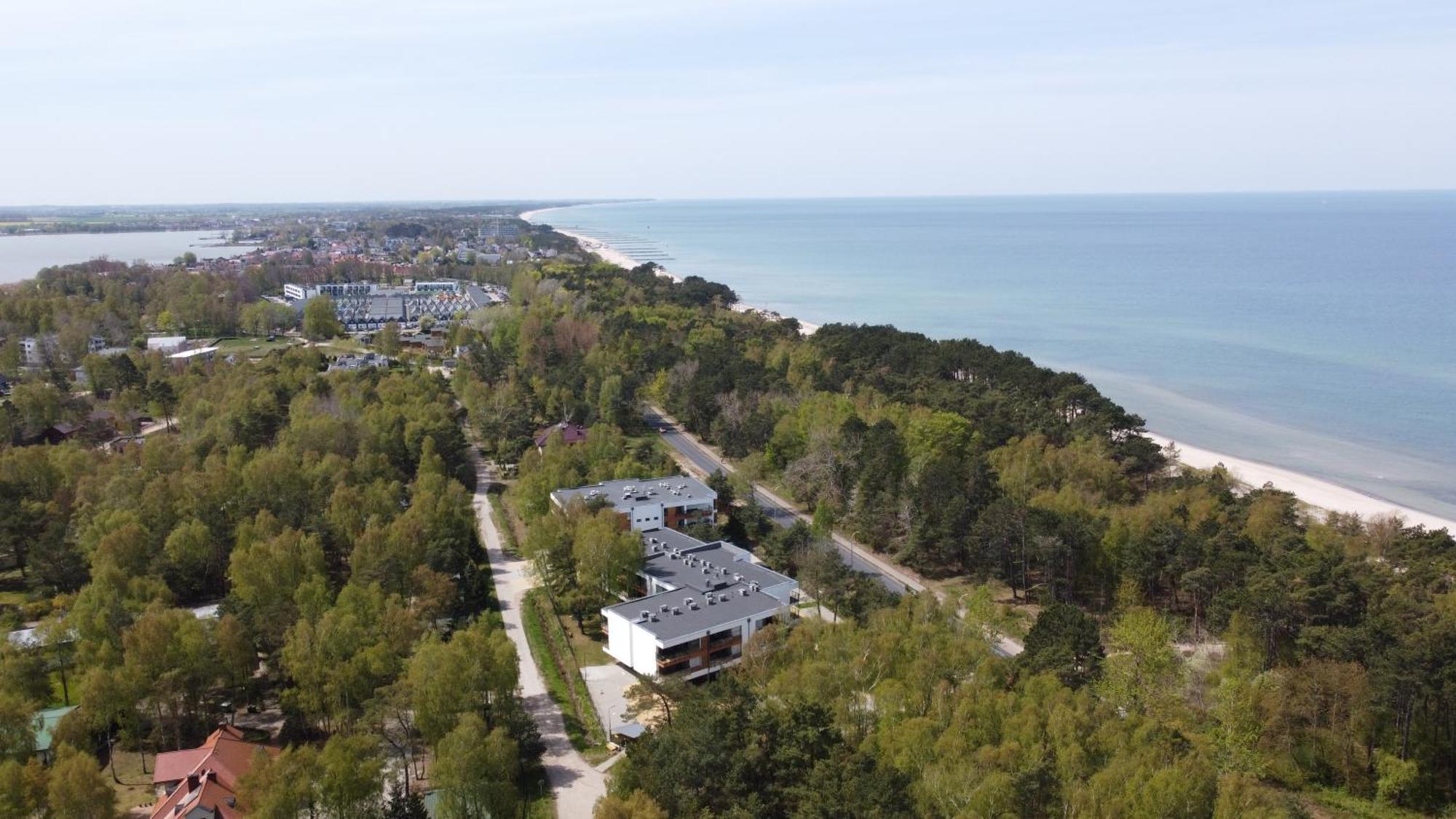 Ferienwohnung Enklawa Mielno Apartament Dwie Wody Unieście Exterior foto
